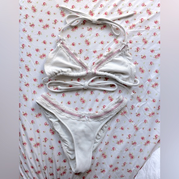 Frankie's Bikinis Swim Frankies Bikinis X Gigi Hadid Tia Waffle